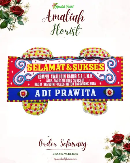 Papan Bunga Ucapan Selamat Sidowaluyo